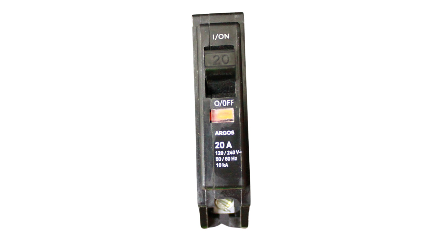 INTERRUPTOR TERMOMAGNETICO (PASTILLA) 1 X 20 ARGOS AIT120