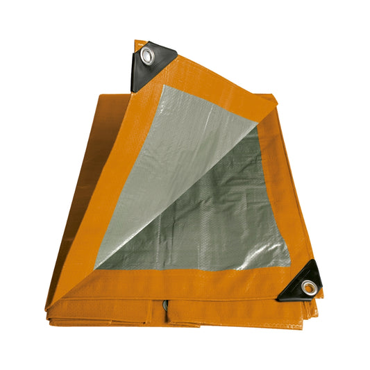 LONA POLIETILENO NARANJA 20 X 40 PIES (6 MTS X 12MTS) 110 GMS FOY LE20X40N