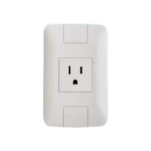 CONTACTO TOMACORRIENTE SENCILLO CON TAPA BLANCO TRAMONTINA