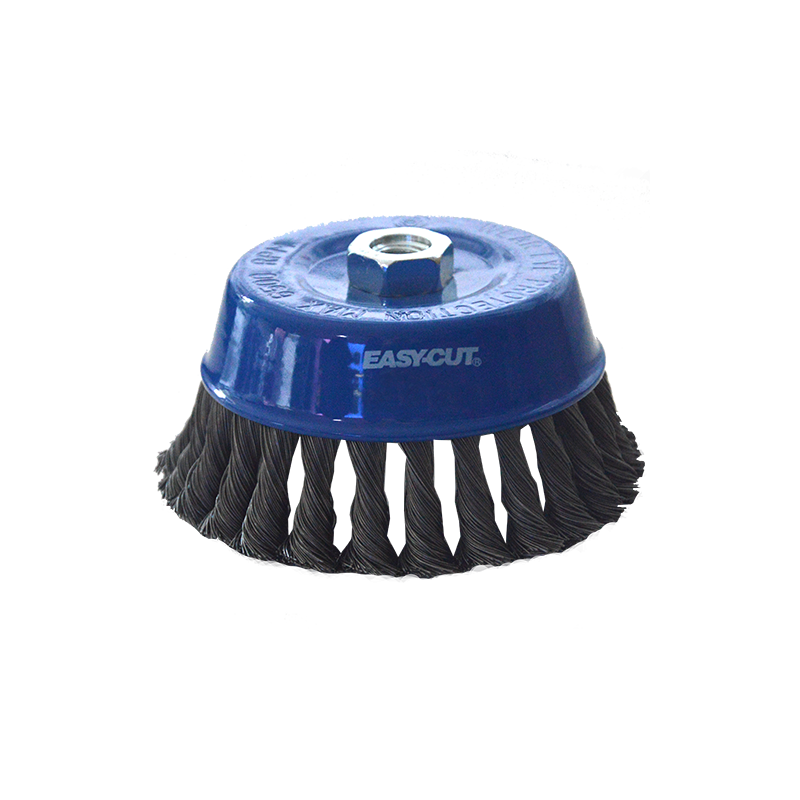 CEPILLO COPA TRENZADO 5"X 5/8"  (CARDA) EASY-CUT AUSTROMEX 2843
