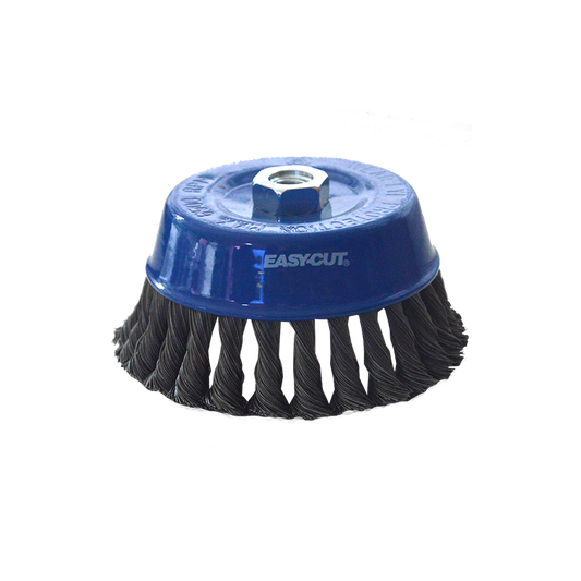 CEPILLO COPA TRENZADO 5"X 5/8"  (CARDA) EASY-CUT AUSTROMEX 2843