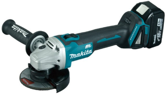 MINI ESMERILADORA 4-1/2" INALAMBRICA (2 BATERIAS Y CARGADOR) SIN CARBONES 18V MAKITA DGA456RFE