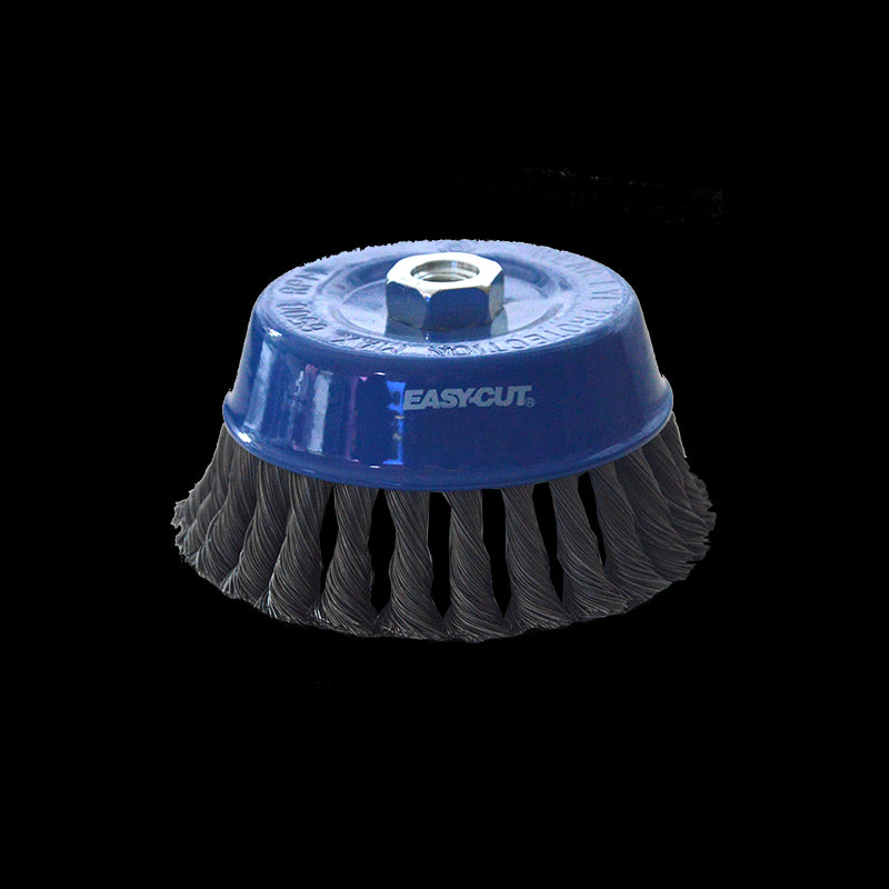 CEPILLO COPA TRENZADO 5"X 5/8"  (CARDA) EASY-CUT AUSTROMEX 2843