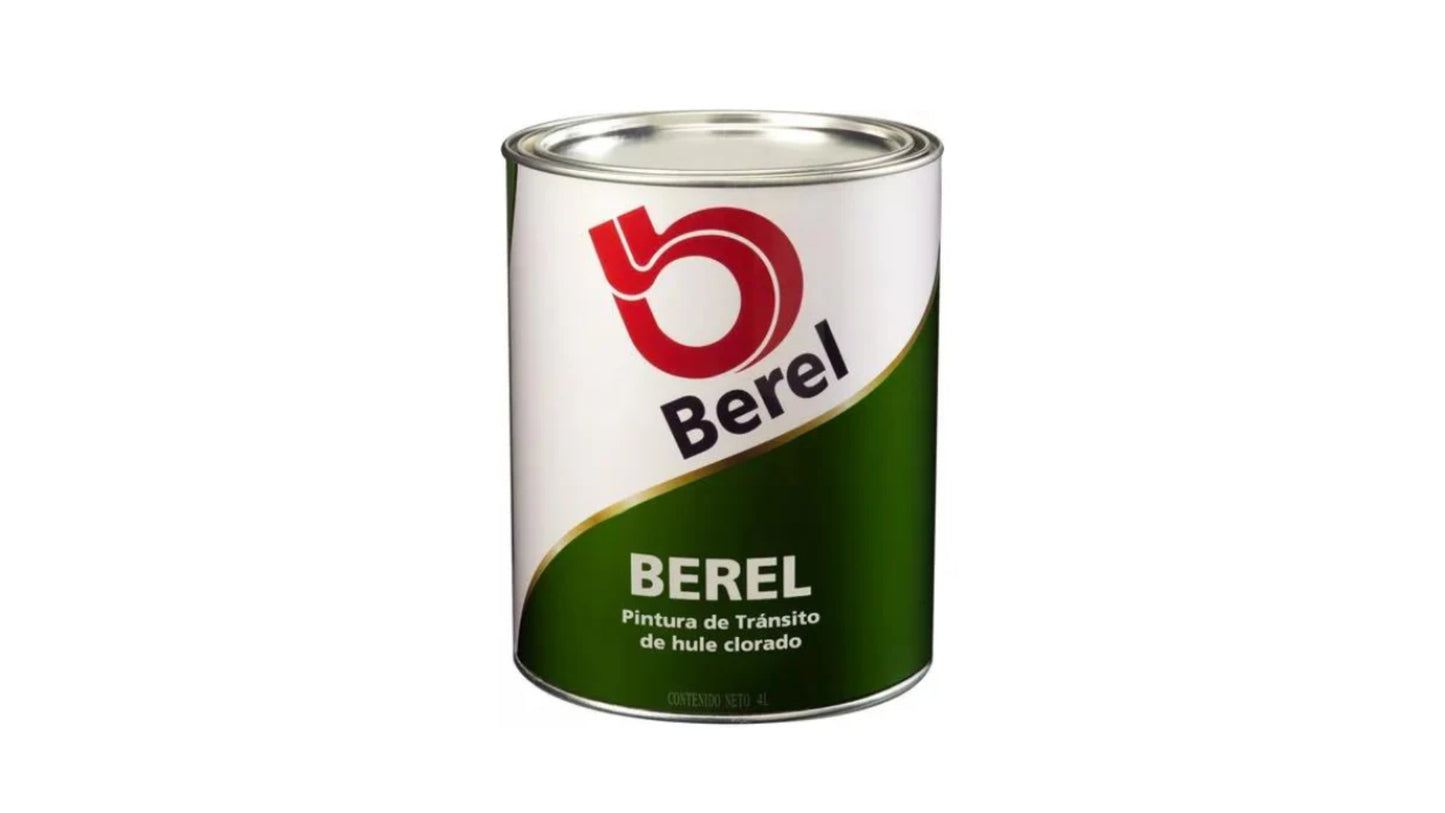 ESMALTE BLANCO P/TRANSITO #23 GALON 4LTS. BEREL
