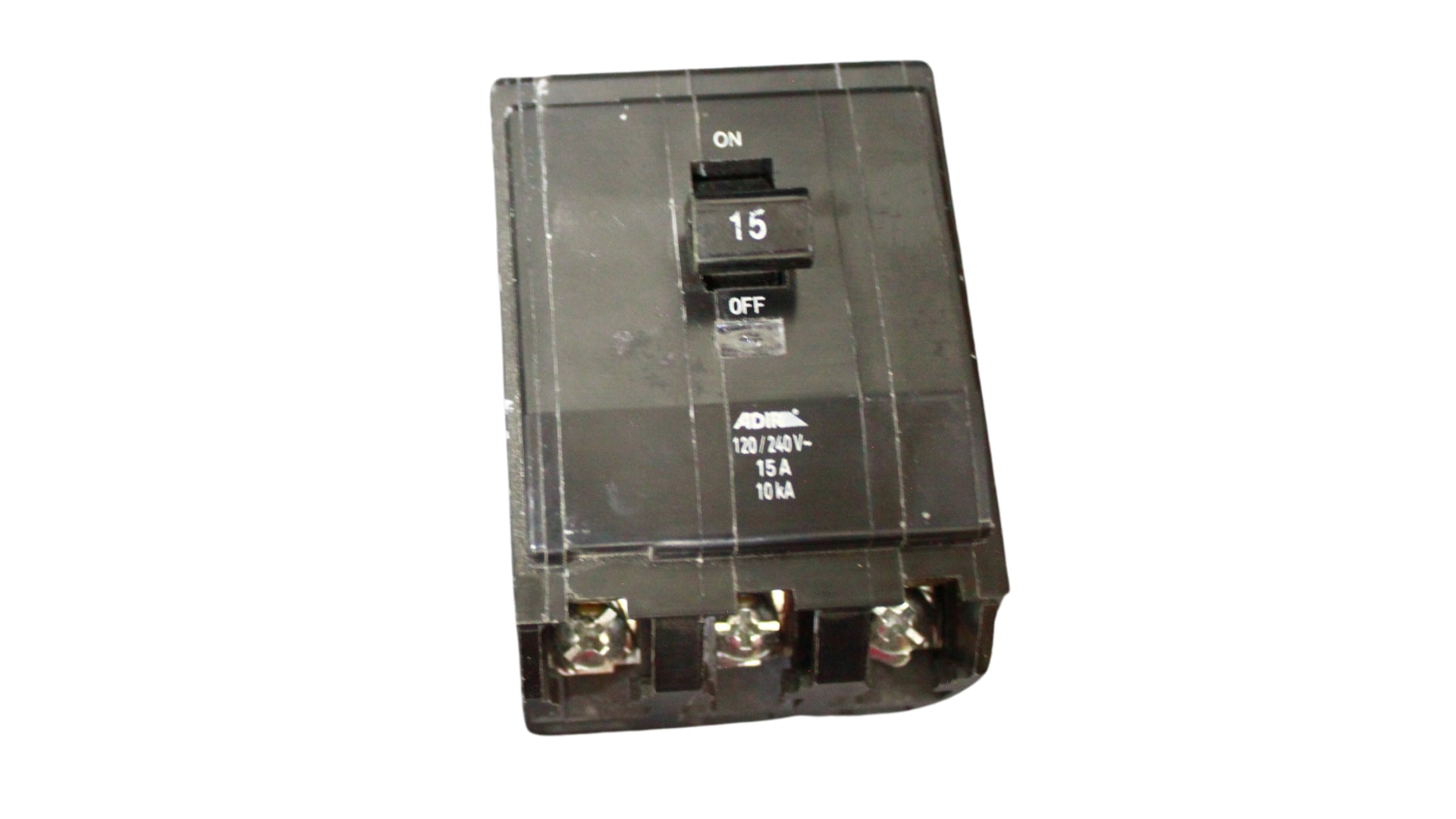 INTERRUPTOR TERMOMAGNETICO "PASTILLA" 3 POLOS 15AMP ADIR 7079