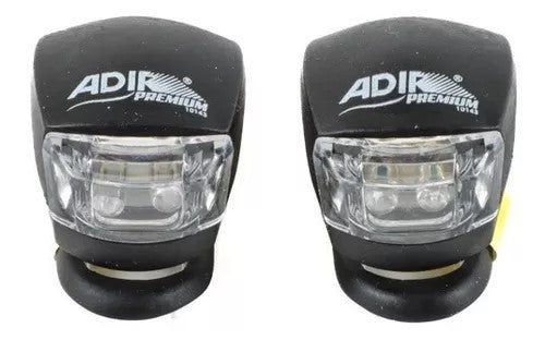 LINTERNAS PARA BICICLETA SILICON DELANTERA Y TRASERA ADIR 10143