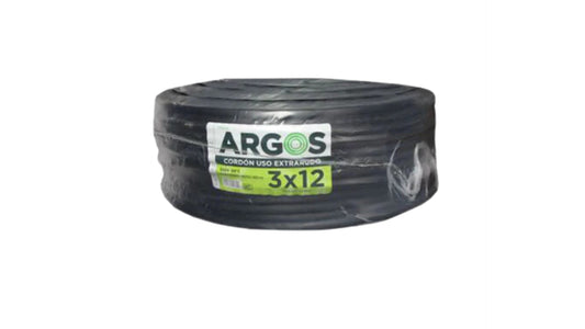 CABLE USO RUDO 3 X 12 ARGOS CARRETE 500MTS/ PRECIO X MTO 1353120