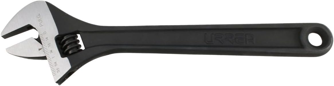 LLAVE AJUSTABLE 8" BLACK NEGRA (USO INDUSTRIAL) URREA 708SI