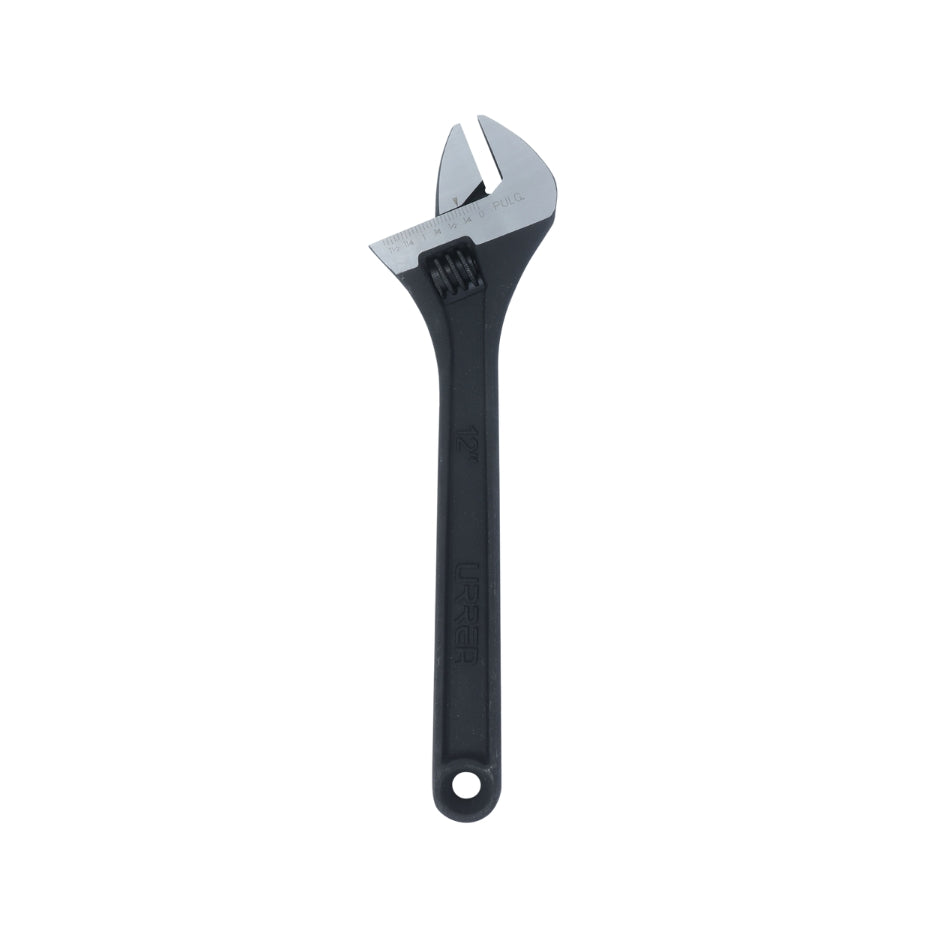 LLAVE AJUSTABLE 12" BLACK NEGRA (USO INDUSTRIAL) URREA 712SI