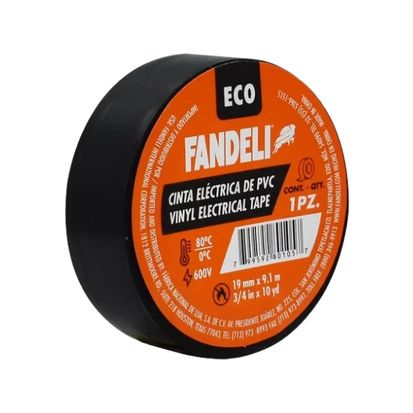 CINTA DE AISLAR USO GENERAL 19MM X 9M (3/4") FANDELI 80105