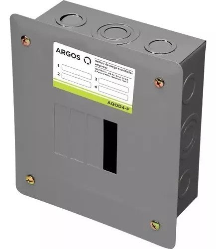 CENTRO DE CARGA 4 UNIDADES EMPOTRAR 70 A ARGOS AQOD4-F