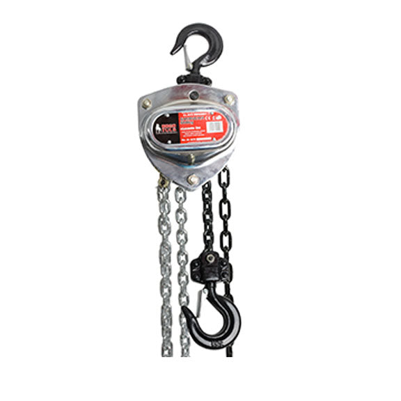 GARRUCHA CROMADA CON CADENA 3 TONELADAS X 3mts CROMADA M-01330