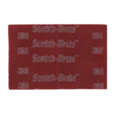ALMOHADILLA DE FIBRA ROJA 7447  (MUY FINA) 6" X 9" 3M PRO SCOTCH BRITE 61500299922