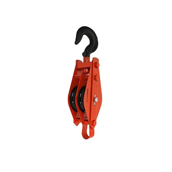 POLEA GARRUCHA GIRATORIA DOBLE 4" 800kg DOGO RH5046