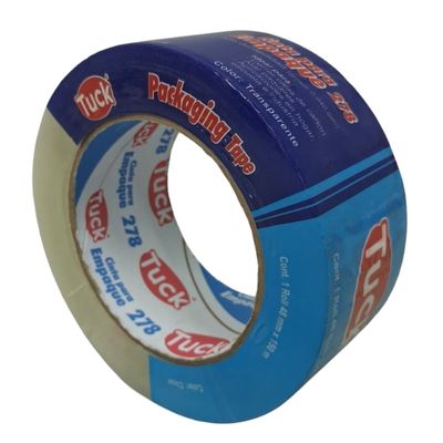CINTA PARA EMPAQUE TRANSPARENTE (AZUL-COMERCIAL) 48mm X 50m (2'') TUK 278T