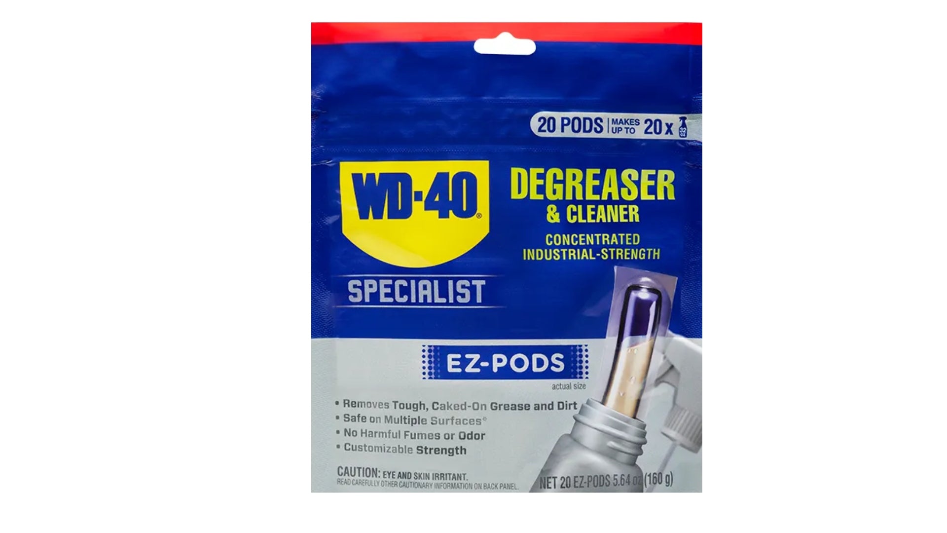 LIMPIADOR Y DESENGRASANTE GRANDE (20 BOLSAS) WD-40 SPECIALIST EZ-POD 300899