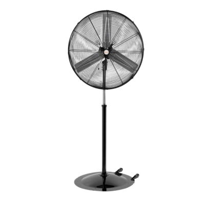 VENTILADOR INDUSTRIAL OSCILANTE 30" PEDESTAL C/RUEDAS 3 VEL 270W 3341