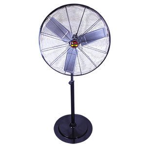VENTILADOR INDUSTRIAL OSCILANTE 30" PEDESTAL C/RUEDAS 3 VEL 270W 3341