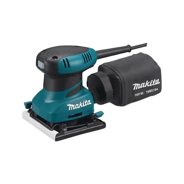 LIJADORA DE ACABADO 4-1/2"X 4" 14,000 RPM C/LIJA PLACA PERF. BOLSA P/ POLVO MAKITA BO4556K