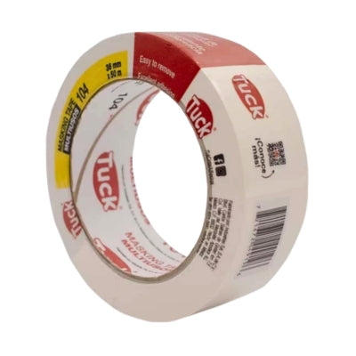 CINTA PARA CUBRIR (MASKING) 36mm X 50m (1-1/2") TUK 104