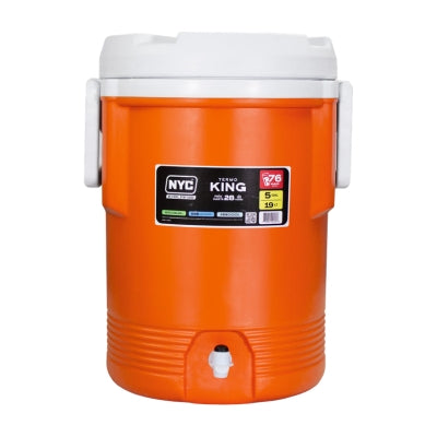 TERMO (5 GALONES/19LT) (FRIO HASTA 28 HORAS) AZUL Y NARANJA IG7003 / NYC 0160-N