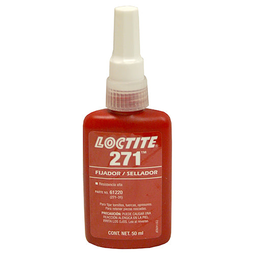 FIJADOR DE ROSCA 50ml RESISTENCIA ALTA LOCTITE #271/ 61220/270894
