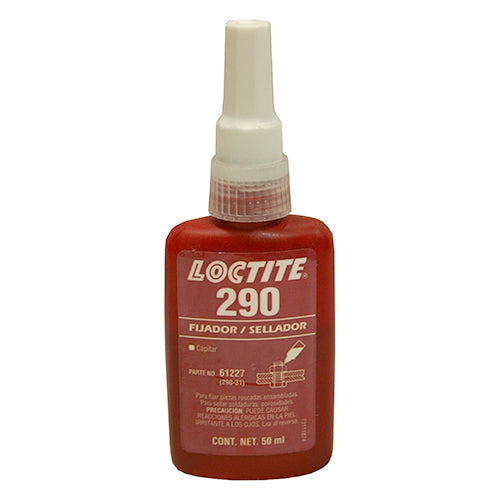 FIJADOR Y SELLADOR DE ROSCA 50ml GRADO CAPILAR LOCTITE #290/ 29031/1608643