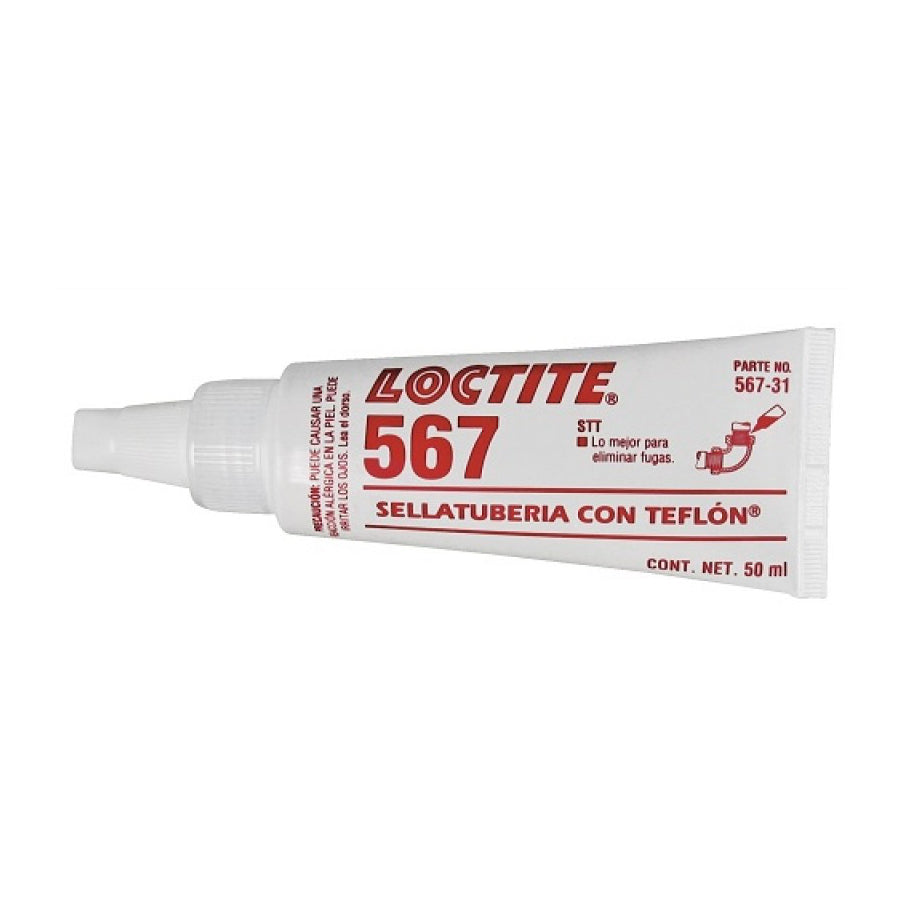 SELLA FUGAS TUBERIAS CON PTFE LOCTITE #567-31 LOCTITE (TUBO 50ML) 56747/270878