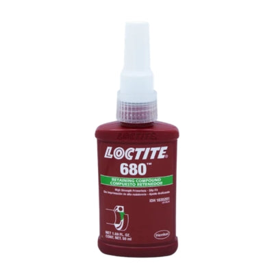 ADHESIVO COMPUESTO RETENEDOR ALTA RESISTENCIA 50ML LOCTITE 680 1611348 /1835201