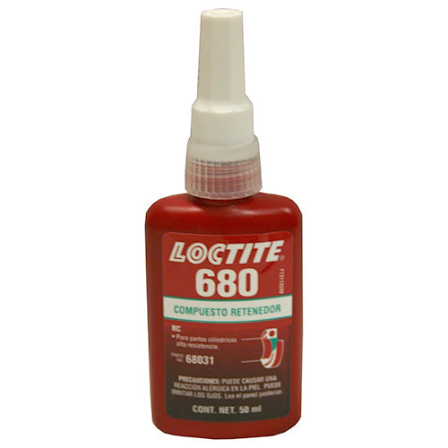 ADHESIVO COMPUESTO RETENEDOR ALTA RESISTENCIA 50ML LOCTITE 680 1611348 /1835201