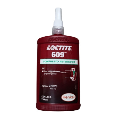 COMPUESTO RETENEDOR PROPOSITO GENERAL (BOTELLA 250 ML)#609 LOCTITE 270928