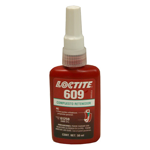 ADHESIVO COMPUESTO RETENEDOR 50ml PROPOSITO GENERAL LOCTITE 609 60931/1610542