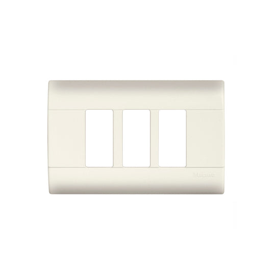 PLACA 3 MODULOS CON CHASIS MARFIL RESINA E5N3 MODUS
