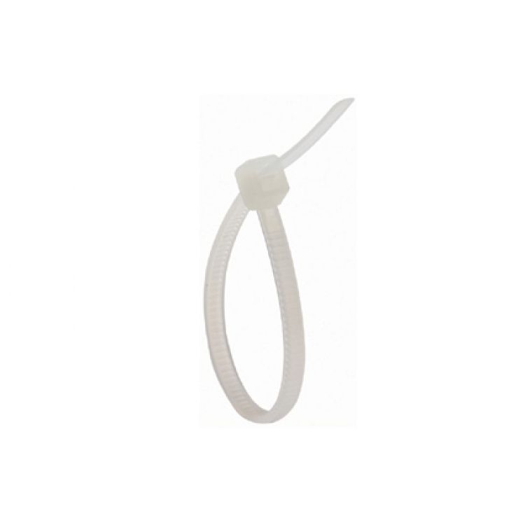 CINTILLA CINCHO SUJETACABLE TRANSPARENTE 6" X 9/64 (75 PZAS) CIN1535T