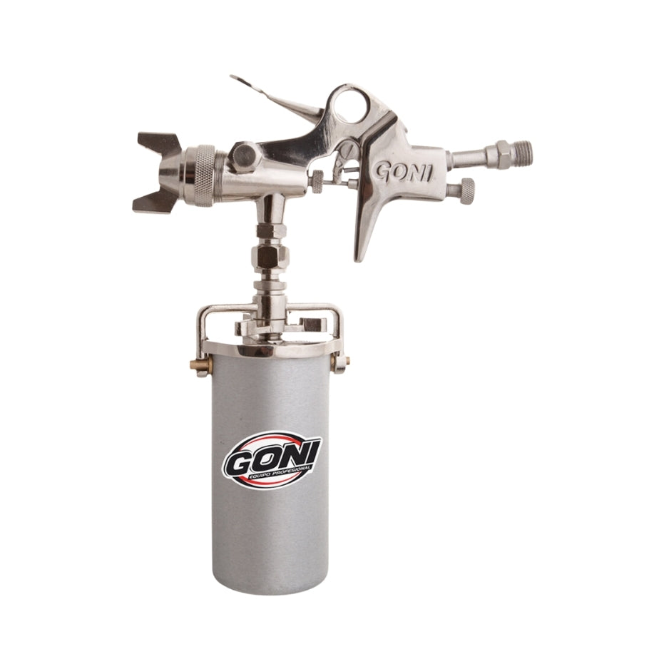 PISTOLA DE RETOQUE EN ALUMINIO 50PSI VASO 200ml (.58kg) GONI 301