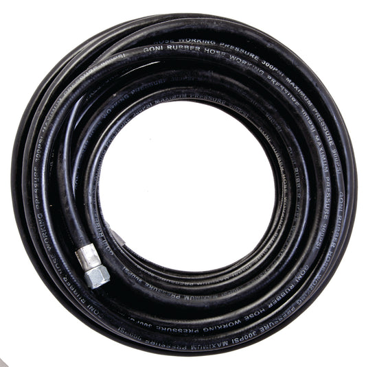 MANGUERA DE HULE PARA AIRE 1/4" X 15mts (EXTRA LARGA) 800PSI ALTA PRESION GONI 195