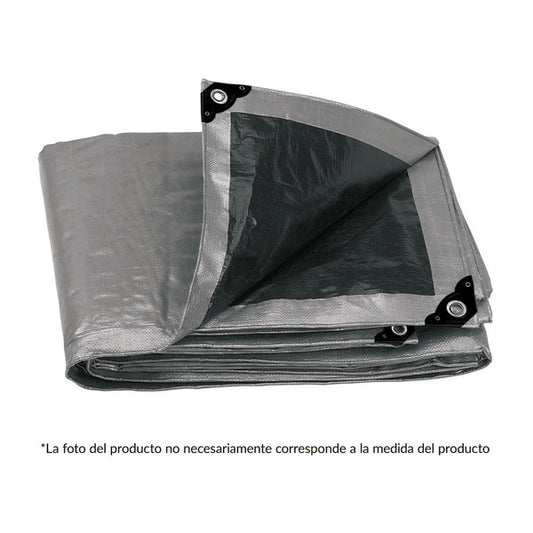 LONA POLIETILENO 20 X 30' (7 X 10MTS) GRIS 180 GSM SURTEK LR7X10 (A-M)